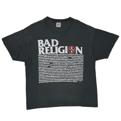 BAD RELIGION DOUBLE SIDE TEXT ANVIL XL 7067