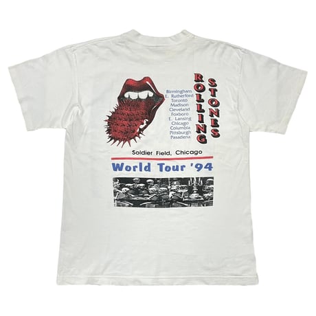 ROLLING STONES VOODOO LOUNGE WORLD TOUR '94 WHITE MURINA LARGE 9068