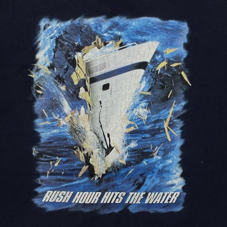 SPEED 2 RUSH HOUR HITS THE WATER NAVY GILDAN LARGE 5042