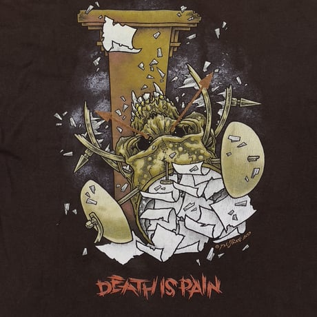 METALLICA PUSHEAD 2004 DEATH IS PAIN BROWN ALSTYLE XL 0822