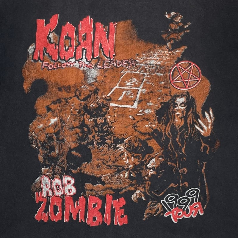 KORN x ROB ZOMBIE 1999 TOUR BOOTLEG HYLAND XL 0