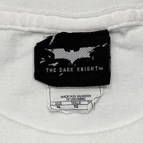 THE DARK KNIGHT JOKER WANNA KNOW HOW I GOT THESE SCARS? WHITE LARGE 4316