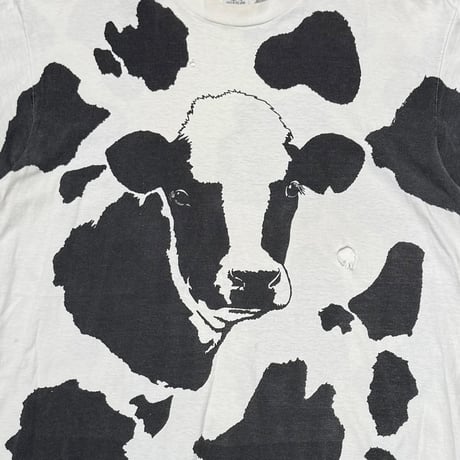 OLD & VINTAGE COW OVP WHITE FRUIT OF THE LOOM XL 5783