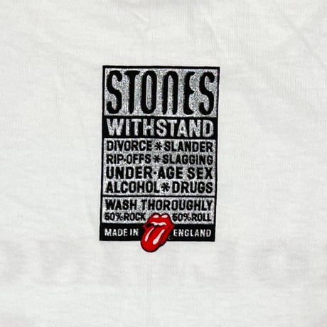 THE ROLLING STONES 1994-95 VOODOO LOUNGE WORLD TOUR WHITE BROCKUM LARGE 1587