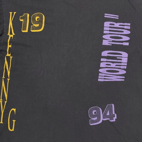 KENNY G 1994 WORLD TOUR  BOOTLEG TEE FITS LARGE 0356