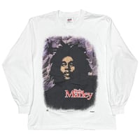 BOB MARLEY Amharic DOCTOR LS WHITE anvil LARGE 5782