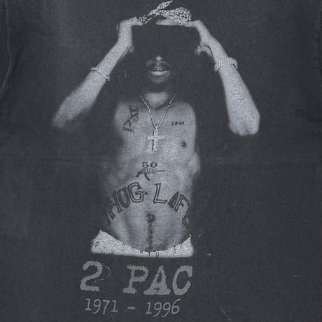 2PAC Y2K 1971-1996 MONOCHROME MEMORIAL ALL EYES ON ME MEDIUM 5405