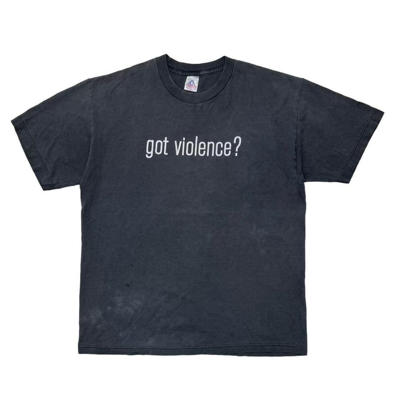 ミュージシャン MARILYN MANSON got violence? Vintage Marilyn Manson Got Violence? Long Sleeve Band Tee