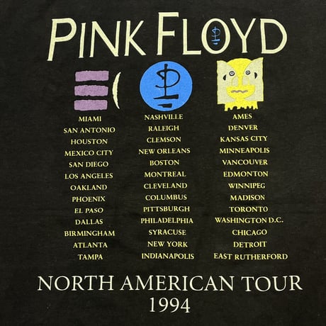 PINK FLOYD NORTH AMERICAN TOUR 1994 BROCKUM XL