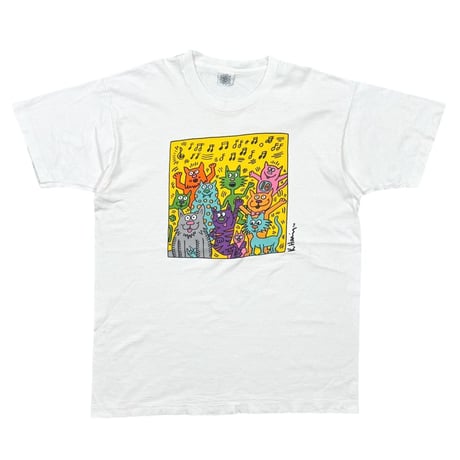 KEITH HARING GRAPHIC WHITE POP SHOP XL 1435