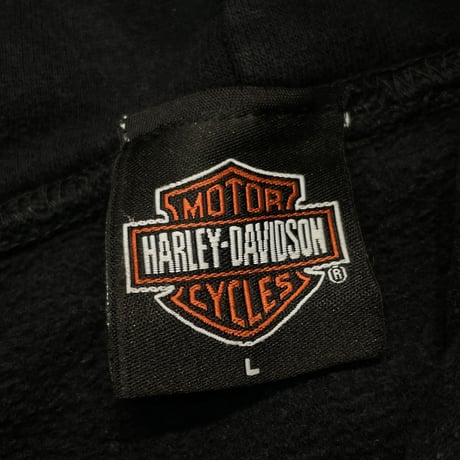 HARLEY DAVIDSON Dallas Texas IRON LOGO HOODED SWEATSHIRT LARGE 4091