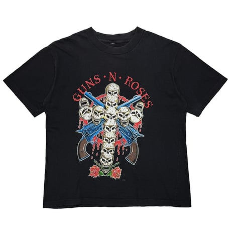 GUNS N' ROSES CROSS SKULL USE YOUR ILLUSION TOUR 1991-1992 EURO FITS XL 5541