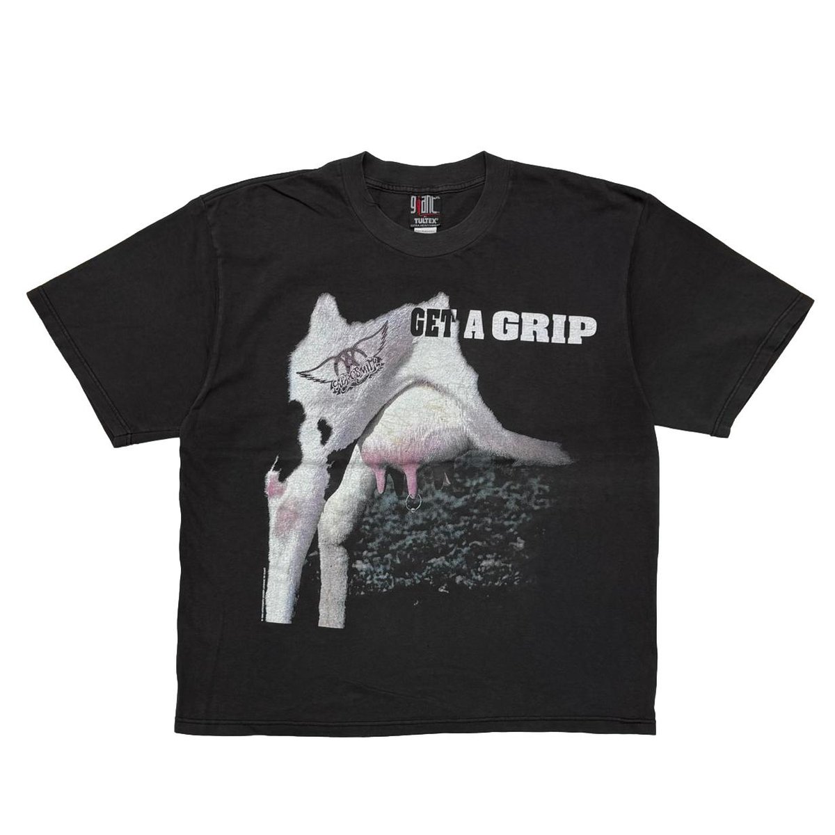 AEROSMITH GET A GRIP BLACK GIANT BY TULTEX XL 0