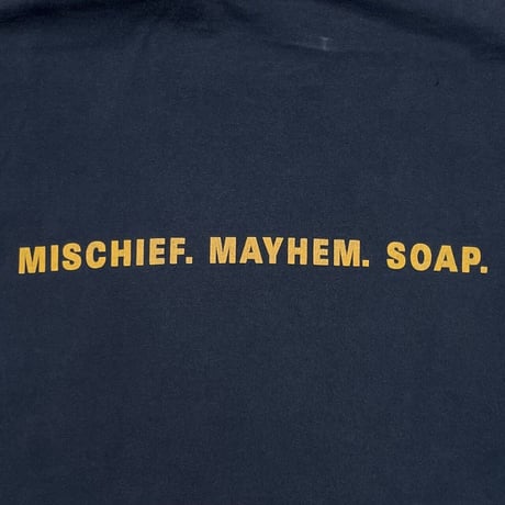FIGHT CLUB 2001 MISCHIEF. MAYHEM. SOAP MOVIE PROMO NAVY GIANT XL 7763