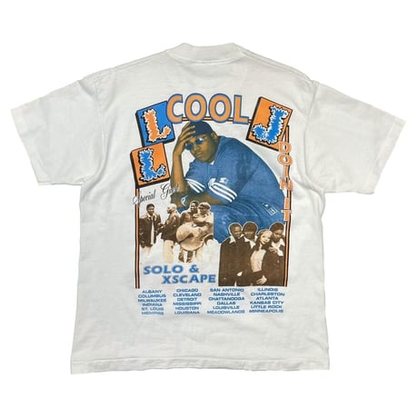 R KELLY & LL COOL J SOLO & XSCAPE TOP SECRET TOUR 1996 WHITE LARGE 8074