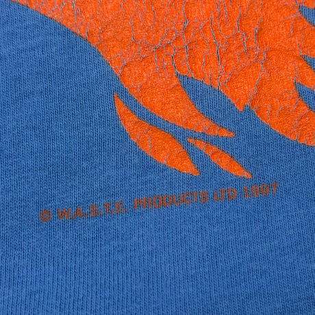 RADIOHEAD 1997 ORANGE LOGO BLUE FITS L-XL 5159