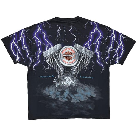 HARLEY DAVIDSON THUNDER & LIGHTNING BLACK XXL 7529