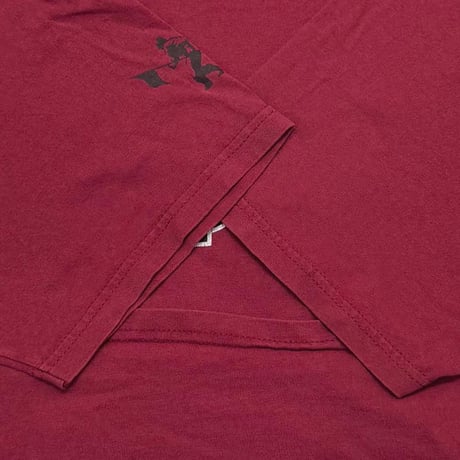 LINKIN PARK HYBRID THEORY ARM BLACK PRINT BURGUNDY HANES LARGE 5138