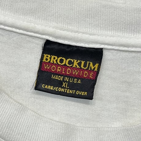 oasis 1995 UNION JACK LOGO WHITE BROCKUM XL 8181
