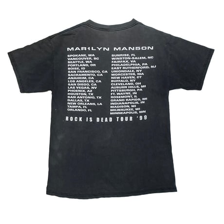 MARILYN MANSON ROCK IS DEAD TOUR 99 TULTEX LARGE 1975