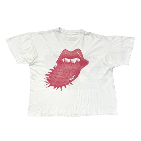 THE ROLLING STONES VOODOO LOUNGE DOT SPIKE TONGUE WHITE FITS LARGE 5779