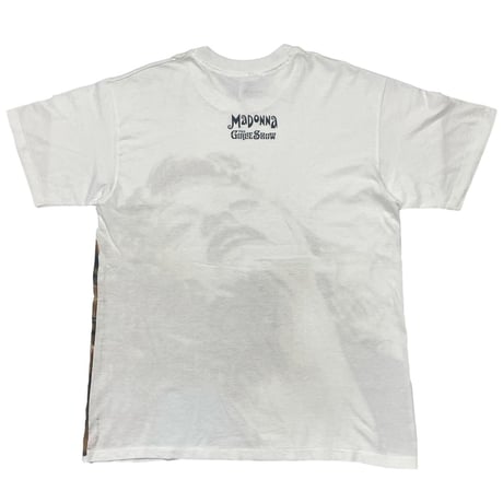 MADONNA THE GIRLIE SHOW WHITE HANES LARGE 1315