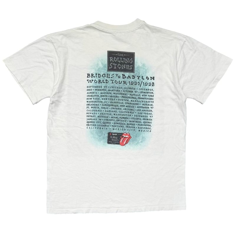 THE ROLLING STONES BRIDGES TO BABYLON 1997 WHIT