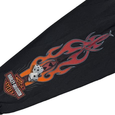 HARLEY DAVIDSON	2007 PINNUP GIRLS ARM FLAME LS XXL 1003