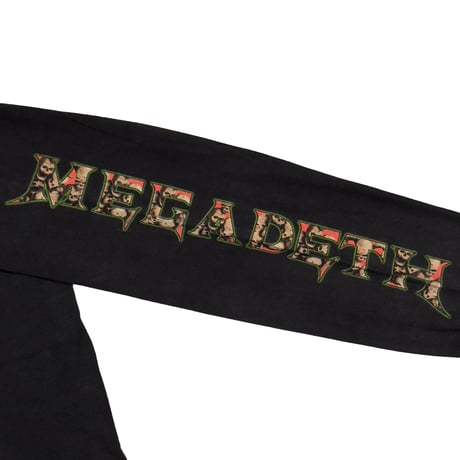 MEGADETH CAOS COMICS SKULL CROSS LS FITS LARGE 0005