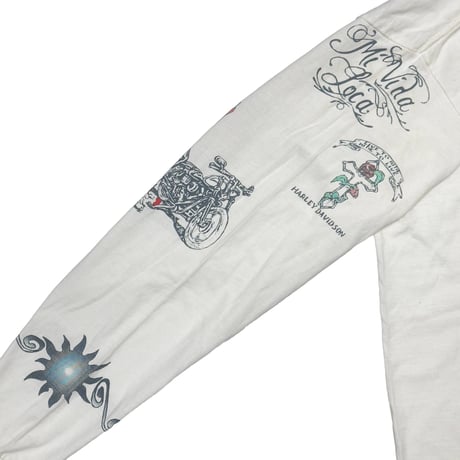 DENNIS RODMAN TATTOO LS WHITE XL 6933