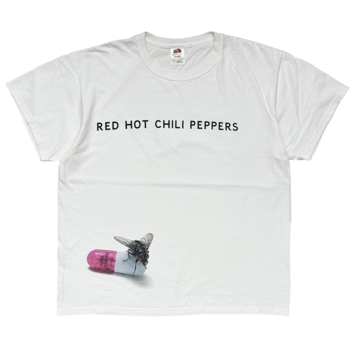 Red Hot Chili Peppers I'M WITH YOU Tシャツ RED HOT CHILI PEPPERS I'M WITH YOU WHITE FRUIT
