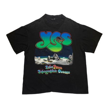 YES Tales From Topographic Oceans WORLD TOUR 1991 TEE FIT LIKE LARGE 4562