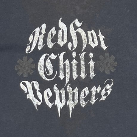 RED HOT CHILI PEPPERS OLD ENGLISH LOGO ANVIL LARGE 1500
