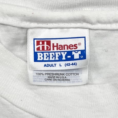 DISNEY VINTAGE 101 IT'S MY LUCKY DAY 1995 WHITE Hanes LARGE 1213