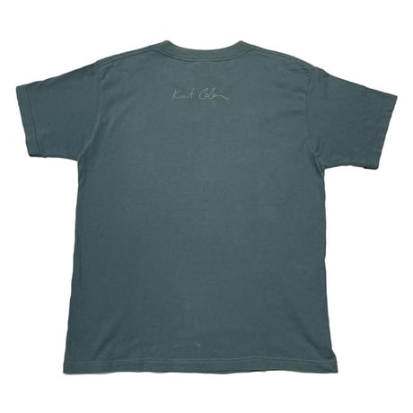 NIRVANA KURT COBAIN MEMORIAL 1997 LIGHT BLUE GIANT XL 0010
