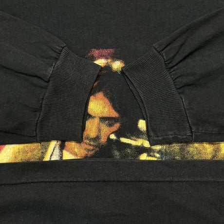 NIRVANA DOUBLE SIDE LS FLAME SKULL SLEEVE BOOTLEG IRON MAIDEN TAG FITS LARGE 9879