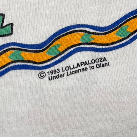 LOLLAPALOOZA 93' FESTIVAL WHITE ANVIL XL 1164