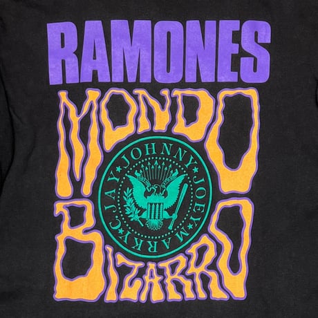 RAMONES MONDO BIZARRO LS HANES LARGE 5073