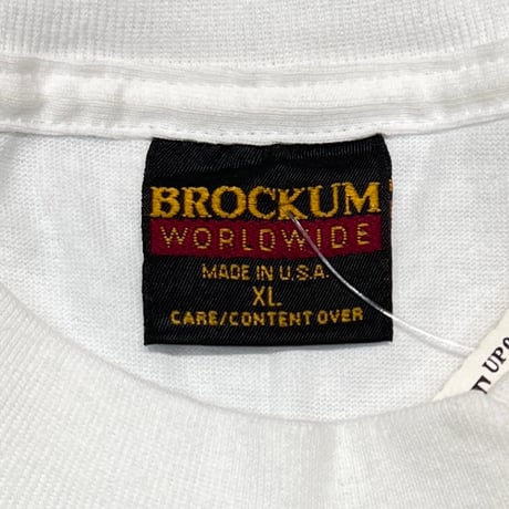 THE ROLLING STONES DEAD STOCK 1995 VOODOO LOUNGE EUROPEAN TOUR WHITE BROCKUM XL 1541