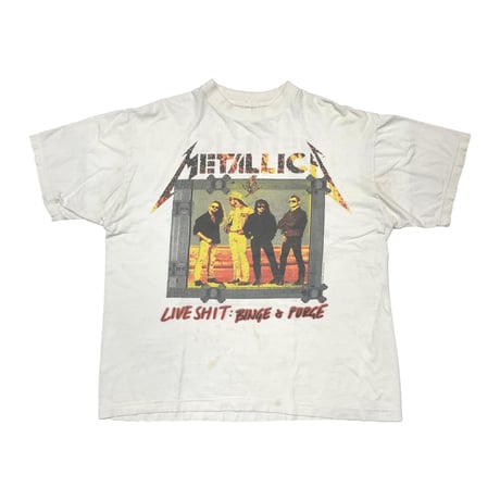 METALLICA SUMMER SHIT 1995 TEE WHITE XL 4726