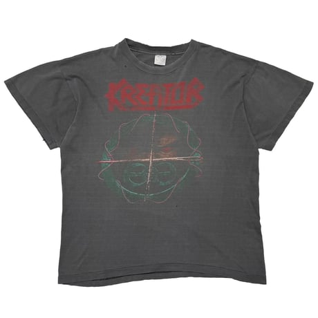 KREATOR 1990 TOUR TORTURE OVER EUROPE FADED BLACK XL 4271