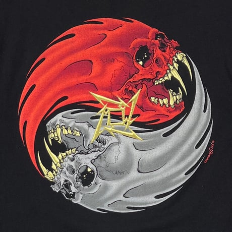 METALLICA PUSHEAD YING YANG GIANT FITS LARGE 2660
