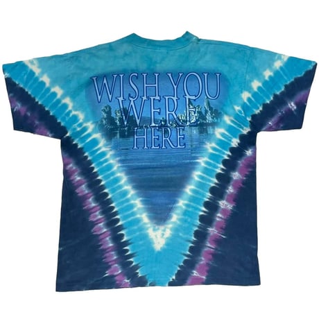 PINK FLOYD 2002 WISH YOU WERE HERE TIEDYE LIQUID BLUE LARGE 0108