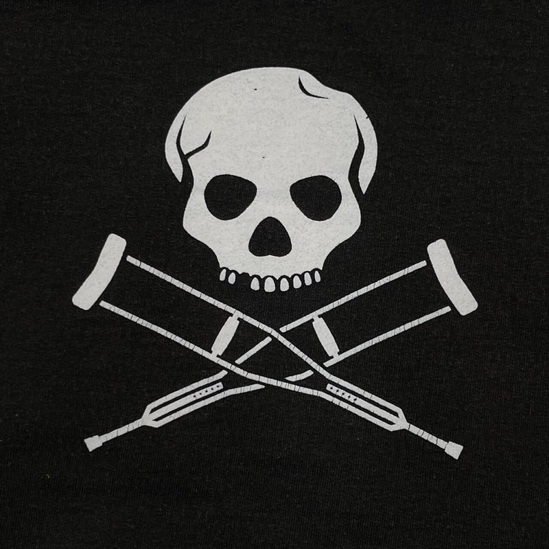 JACKASS NUMBER TWO BOX LOGO BACK SKULL SWEAT HO