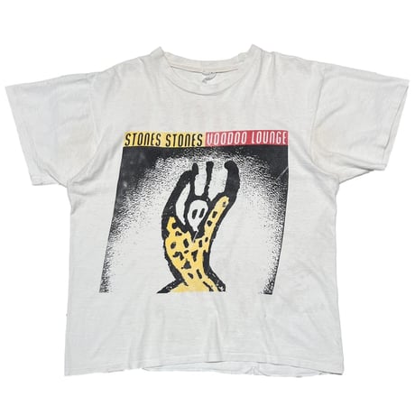 ROLLING STONES VOODOO LONGE WORLD TOUR 94-95 WHITE FITS XL 1539