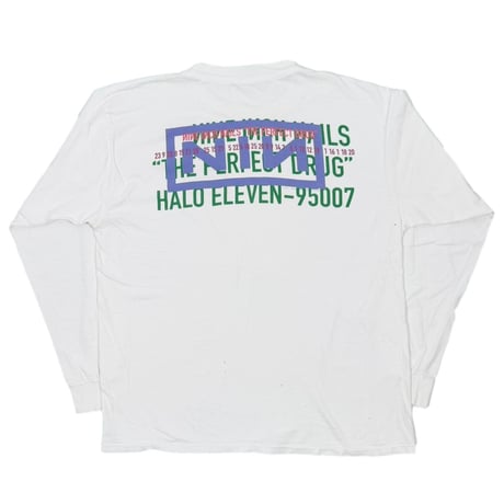 NINE INCH NAILS 1997 HALO ELEVEN THE PERFECT DRUG LS WHITE ALL SPORT XL 6095