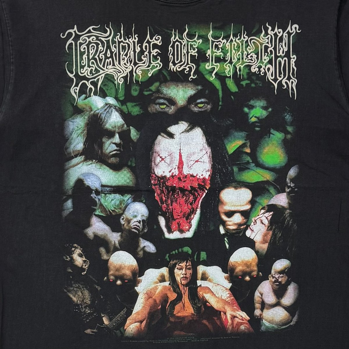 CRADLE OF FILTH 1999 CANVAS FOR A LICK OF PAIN
