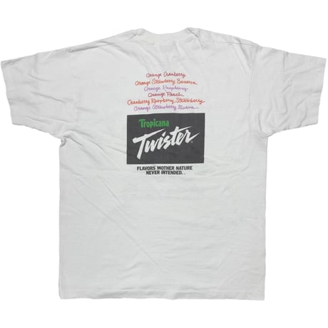 Tropicana TWISTER PORTRAIT "It violates the order of nature." WHITE FRUIT OF THE LOOM XL 1255