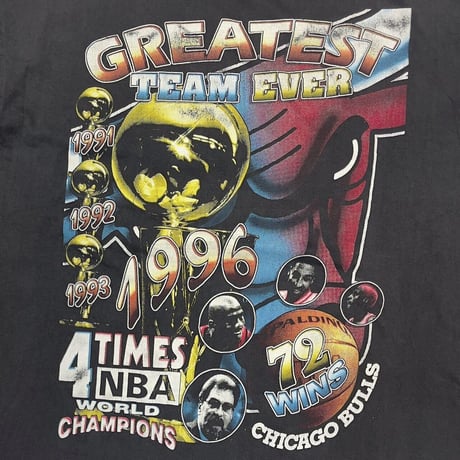 NBA CHICAGO BULLS RAP DESIGN 4 TIMES WORLD CHAMPION GREATEST TEAM EVER EVANS XXL 5294
