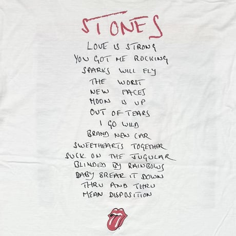 THE ROLLING STONES VOODOO LOUNGE WHITE EURO LARGE 5612